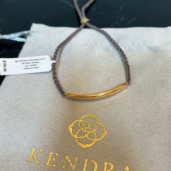 NWT Kendra Scott Mattie Bar Cord Bracelet - Picture 6 of 12